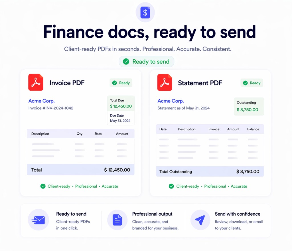 Invoice and statement PDFs from Notion ready to try with Print Notion